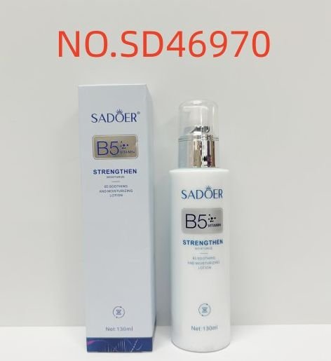 HB3943-sadoer-vitamin-b5-soothing-replenishing-essence-lotion-foreign-version.jpeg SADOER Vitamin B5 Soothing Replenishing Essence Lotion 130ML - Image 1