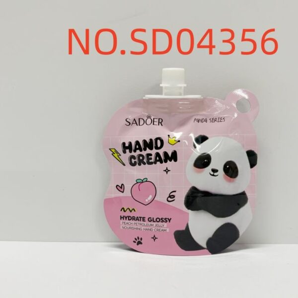 SADOER Peach Vaseline Nourishing Hand Cream (Panda) 30g