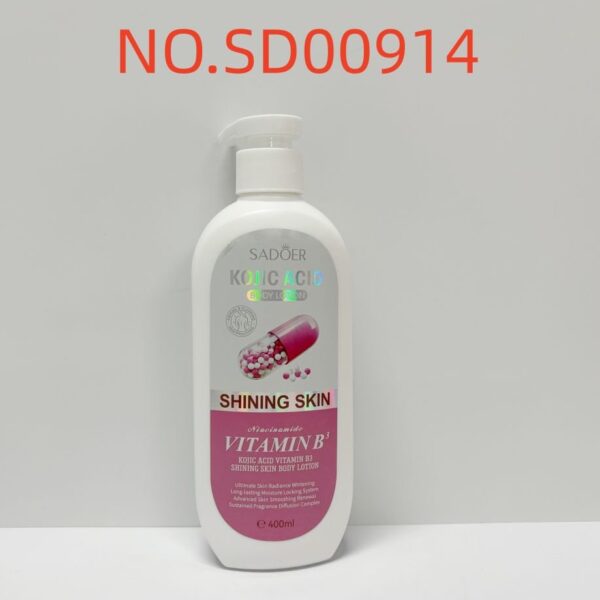 SADOER Kojic Acid Vitamin B3 Brightening Body Lotion 400ML