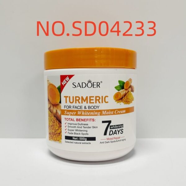 SADOER Turmeric Super Whitening Moisturizing Cream 500g