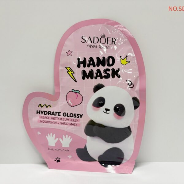 SADOER Water Peach Vaseline Nourishing Hand Mask (Panda) 40ML