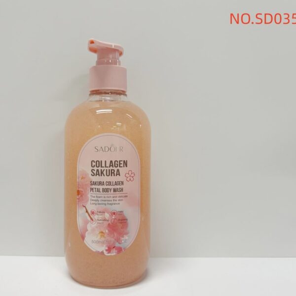 SADOER Cherry Blossom Collagen Petal Bath Gel 500ML