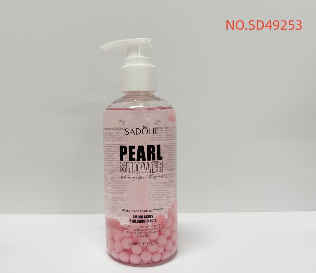 HB4036-sadoer-peach-pearl-bath-lotion-foreign-version-300ml.jpeg SADOER Peach Pearl Bath Lotion 300ML - Image 1