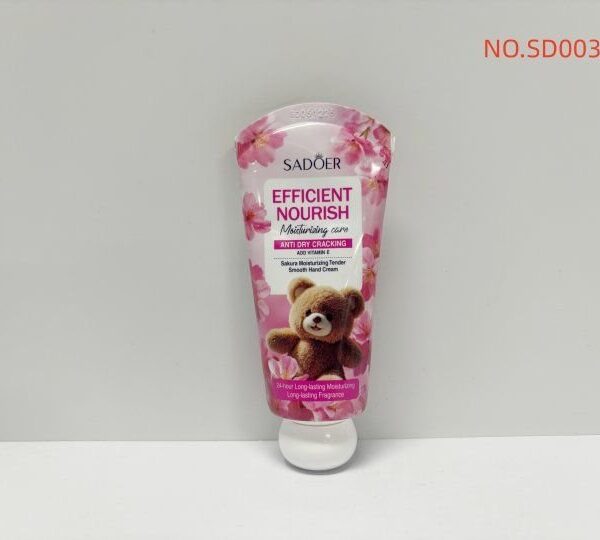 SADOER Cherry Blossom Moisturizing Hand Cream (Little Bear Sakura) 60g