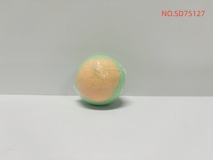 HB4079-sadoer-chamomile-fragrance-bath-salt-ball-orange-green-and-white-forei.jpeg SADOER Chamomile Fragrance Bath Salt Ball - Orange – HB4079 - Image 1