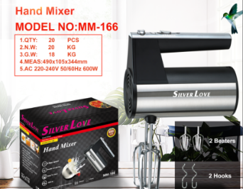 MM-166.png Hand Mixer – MM-166 - Image 1