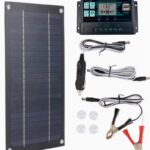 6W 60W Monocrystalline Solar Panel Kit with 10A Controller for Car, RV, Caravan - Image 3