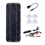 5W 6W 30W 18V 12V Solar Flexible Panel for RV Boat Motorcycle Battery Charging