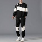 Men's 886 Color-Block Casual Tracksuit Set - Image 6