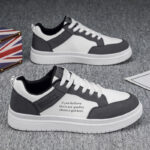 Men's Minimalist White Skate Shoes - Image 3