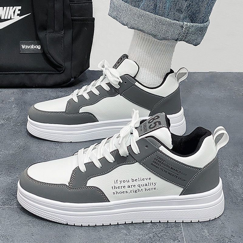 O1CN0126Z72b1IneXLItlal_2215987860938-0-cib.jpg Men's Minimalist White Skate Shoes - Image 1