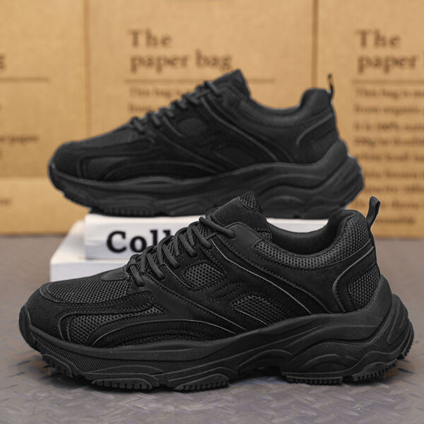 Men's Breathable Thick-Sole Anti-Slip Basketball Sneakers