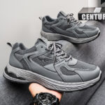 Men's Thick Sole Mesh Sneakers - Image 3