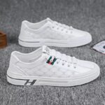 Men's Casual White Sneakers - Image 2