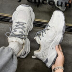 Men's Thick Sole Mesh Sneakers - Image 3