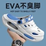 White Blue (River Trekking Clog / 44 45 (Fits 43 44