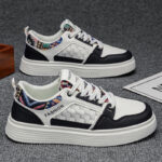 Men's Breathable Soft-Sole White Casual Sneakers - Image 2