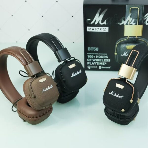BT50 Long-Battery Bluetooth Over-Ear Headphones
