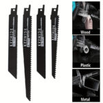 190mm Reciprocating Saw Blades - 4 Piece - Image 4