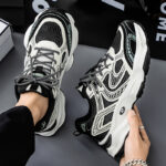 Men's Thick Sole Mesh Sneakers - Image 7
