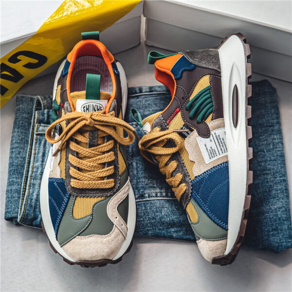 Men's Thick-Sole Casual Sneakers