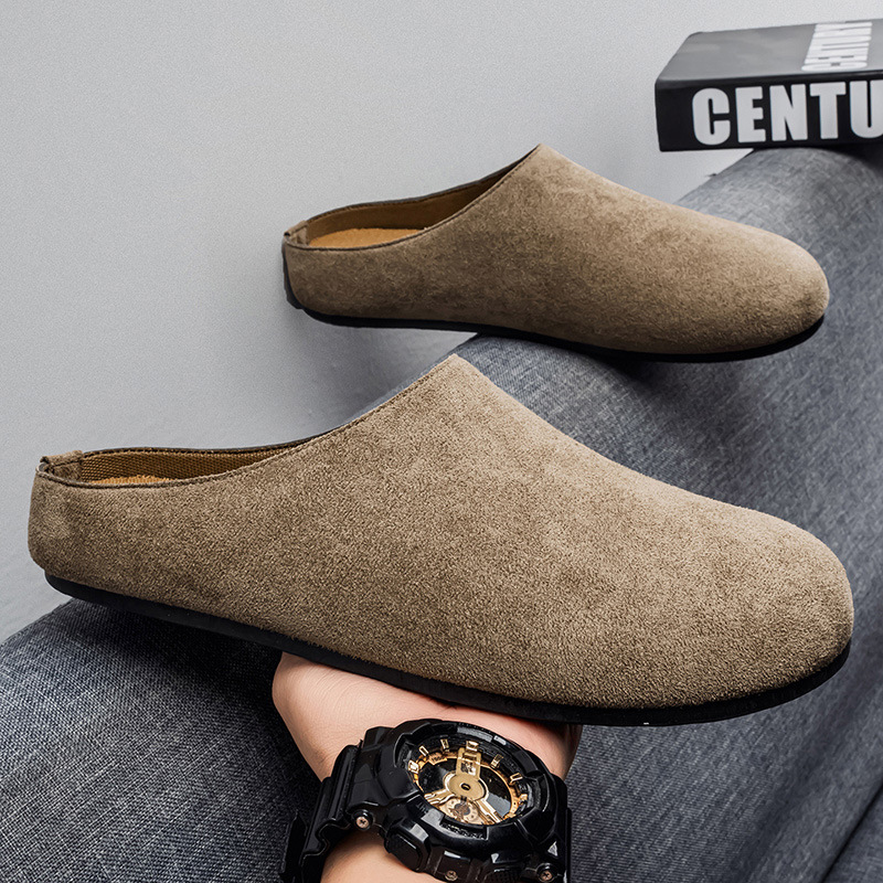 O1CN016ZBCBG2DEKArHaYDX_2218663908577-0-cib.jpg Men's Slip-On Soft-Sole Mule Slippers - Image 1