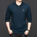 Men's Half-Zip Long-Sleeve Pullover - Image 5