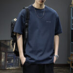 Navy Blue Cotton Short Sleeve 270 / XL (for 145 170 Lbs