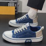 Men's Breathable Canvas Casual Sneakers - Image 2