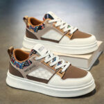 Men's Leather Casual Sneakers - Image 6