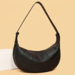 Genuine Leather Dumpling Shoulder Bag