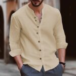 Men's Linen Long-Sleeve Shirt