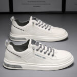Men's Leather Casual Sneakers - Image 2