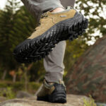 Men's Breathable Cowhide Outdoor Hiking Shoes - Image 3