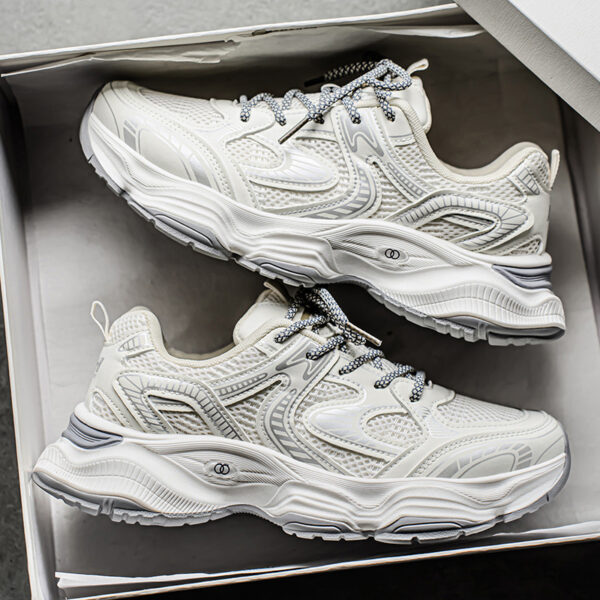 Men's Thick Sole Mesh Sneakers