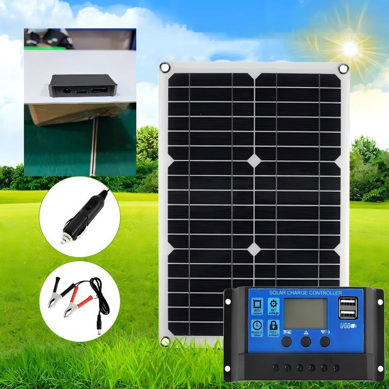 O1CN01Dnpb9m2G9EdZvh7PA_4240468972-0-cib.jpg Portable Dual USB Solar Charger - 20W/100W - Image 1