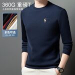 Men's Heavyweight Embroidered Crew-Neck Sweatshirt - Image 4