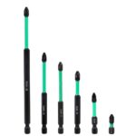 PZ2 Magnetic Screwdriver Bit Set - 25-150mm - Image 3