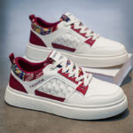 Men's Breathable Soft-Sole White Casual Sneakers - Image 4