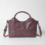 Textured Leather Tote Bag - Image 3