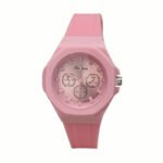 Women's Three-Eye Quartz Watch with Silicone Strap - Image 3