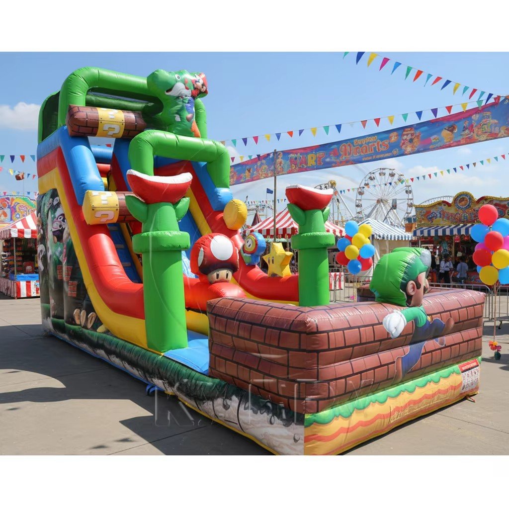 O1CN01JhLb9J1VoeWjWAaA0_2221584932700-0-cib.jpg Inflatable Bouncy Castle with Slide - Image 1