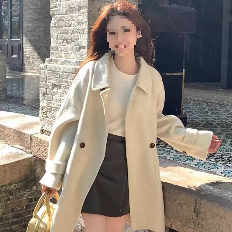 O1CN01LLBul827bmh79MyFf_2215819917816-0-cib.jpg Women's Doll-Collar A-Line Wool Coat - Image 1