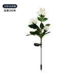 Solar Hydrangea Flower Garden Stake Light - Image 12