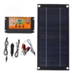 6W 60W Monocrystalline Solar Panel Kit with 10A Controller for Car, RV, Caravan - Image 2