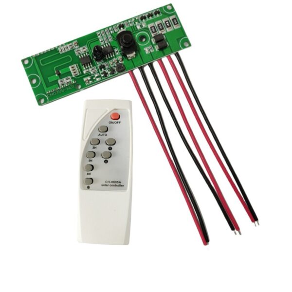 Solar Street Light Circuit Board with Remote Control, 3.2V/3.7V, Pre-soldered