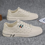 Men's Casual White Sneakers - Image 6