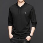Men's Half-Zip Long-Sleeve Pullover - Image 3