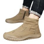 Men's Waterproof Lightweight Thick-Sole High-Top Work Boots - Image 5