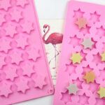 25-Cavity 3D Five-Pointed Star Chocolate Mold, Thin Cookie Mold, DIY Baking Mold